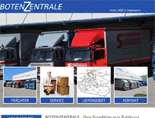 Tablet Screenshot of botenzentrale.com